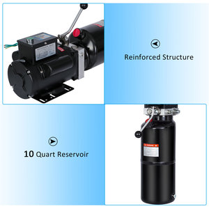 Unidad de Potencia Hidráulica de 10L 220V de Alta Presión, Unidad Hidráulica de Hierro Fundido de Alta Calidad para Elevación de Vehículos - Product Image 5