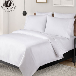 Juego de Sábanas y Funda Nórdica Hilton Hotel 5 <span class=keywords><strong>Estrellas</strong></span> 300T Blanco para Hotel en Venta - Product Image 1