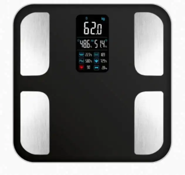 Bluetooth beyaz ev ölçekler ile DINGFENG akıllı vücut yağ ölçer üretici fiyat akıllı dijital vücut yağ ölçer