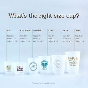 Cadeaux de mariage en verre givré avec photo, Cadeaux de mariage personnalisés en verre givré, Verres givrés personnalisés pour mariage - Product Image 5