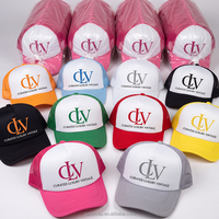 Gorras de Camionero Personalizadas al por Mayor, de 5 Paneles, con Espuma, Malla Trasera, Logotipo Bordado, Gorras Lisas para Adultos