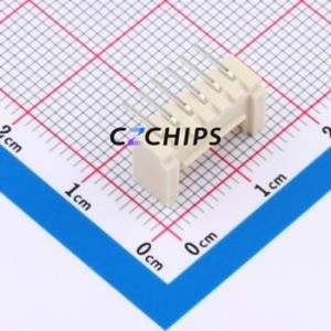 BX-HY2.0-6PWZ-GW Wire-to-Board Pin Header Bent Lead Through Hole,P=2mm Connector 1x6P 2mm Right Angle Insert HY - Product Image 2