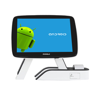 ZHONGJI Ordinateur électronique Tout-en-un 15 pouces Table tactile Caisses enregistreuses Android Système de point de vente pour supermarché