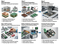 Ensamblaje de PCB para Sistema de Audio de Alta Fidelidad, Placa de Control de Sonido para Altavoz Inteligente Personalizado, Multicapa, Procesamiento SMT de Alta Precisión de Fábrica