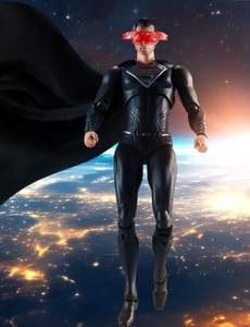 Action Figure Supereroe Nero in Scala 1/9, Modello da Collezione del Film DC, Giocattolo Disponibile, Regalo di Compleanno - Product Image 6