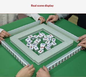 Table de Mahjong et de <span class=keywords><strong>Poker</strong></span> Royal Saint Durable au Design Latino-Américain en Carreaux Dorés Fabriquée en Chine - Product Image 6