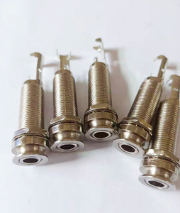 Krom 6.35mm <span class=keywords><strong>Output</strong></span> Jack gitar Pickup Endpin Jack untuk bagian gitar - Product Image 3
