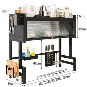 Égouttoir à vaisselle en acier à 2 niveaux, grand rangement, personnalisable, pour cuisine, égouttoir à vaisselle, égouttoir à vaisselle, séchoir à vaisselle - Product Image 6