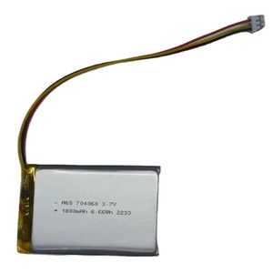 Lipo battery 704060 Li-ion polymer battery cell 3.7V 3600mAh customized 1S2P battery pack