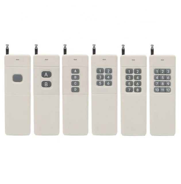 Original 3000m Long Range High Power 1/2/4/6/8/12CH RF Remote Control Transmitter 433 MHz Good Price