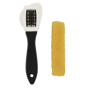 Ensemble de brosses de nettoyage pour chaussures en <span class=keywords><strong>daim</strong></span>, cuir et nubuck, petite <span class=keywords><strong>brosse</strong></span> d'entretien en plastique et caoutchouc - Product Image 1