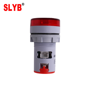 Luz Indicadora Digital LED Super Mini Tipo SLYBp AD16-22DSA de 22mm com Amperímetro AC Industrial 100A 220V - Product Image 6