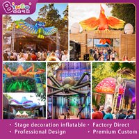 Mascotte gonflable personnalisée pour festival, modèle de dessin animé, publicité, animal gonflable géant, décoration de scène pour spectacle musical