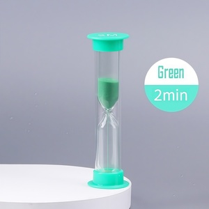 Modern Çevre Dostu Taşınabilir Hafif Kum Saati 10 Saniye ABS Cam El Yapımı Dayanıklı Silindirik Promosyon Hediyesi - Product Image 6