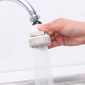 RTS 2023 RTS rubinetto da cucina irrigatore pressurizzato a tre ingranaggi testa rotante splash filtro regolabile per acqua di rubinetto per uso domestico - Product Image 5