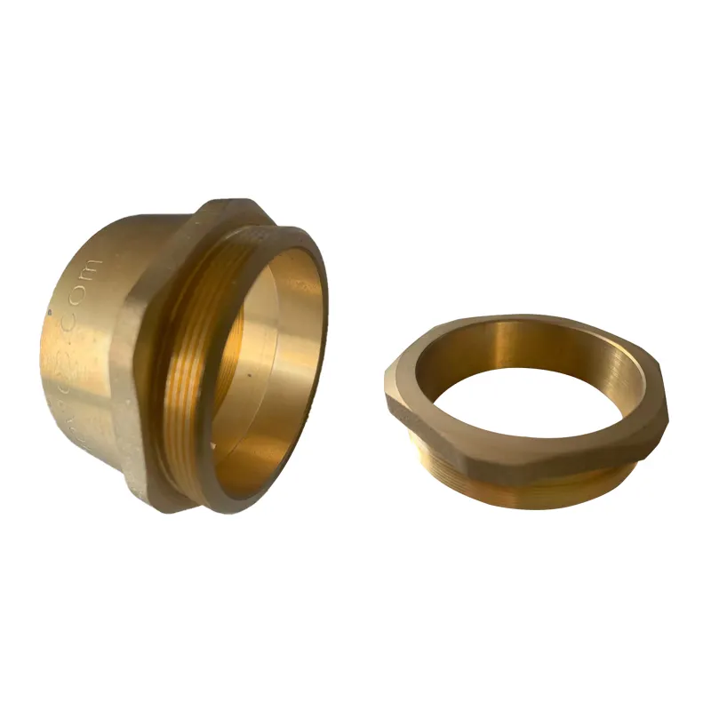 CNC Lathed Phay Quay Đồng Thau Gắn Chặt Bolt Nut Ống Threaded Brass Lắp