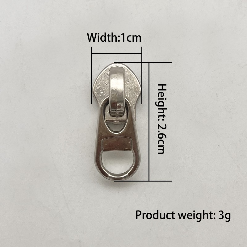 White pull-tab rubber teeth
