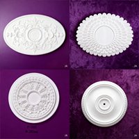 Décoration de maison moderne, roseau de plafond en plâtre, médaillon décoratif, rosettes personnalisées, carrelage pour usage extérieur en villa et hôtel