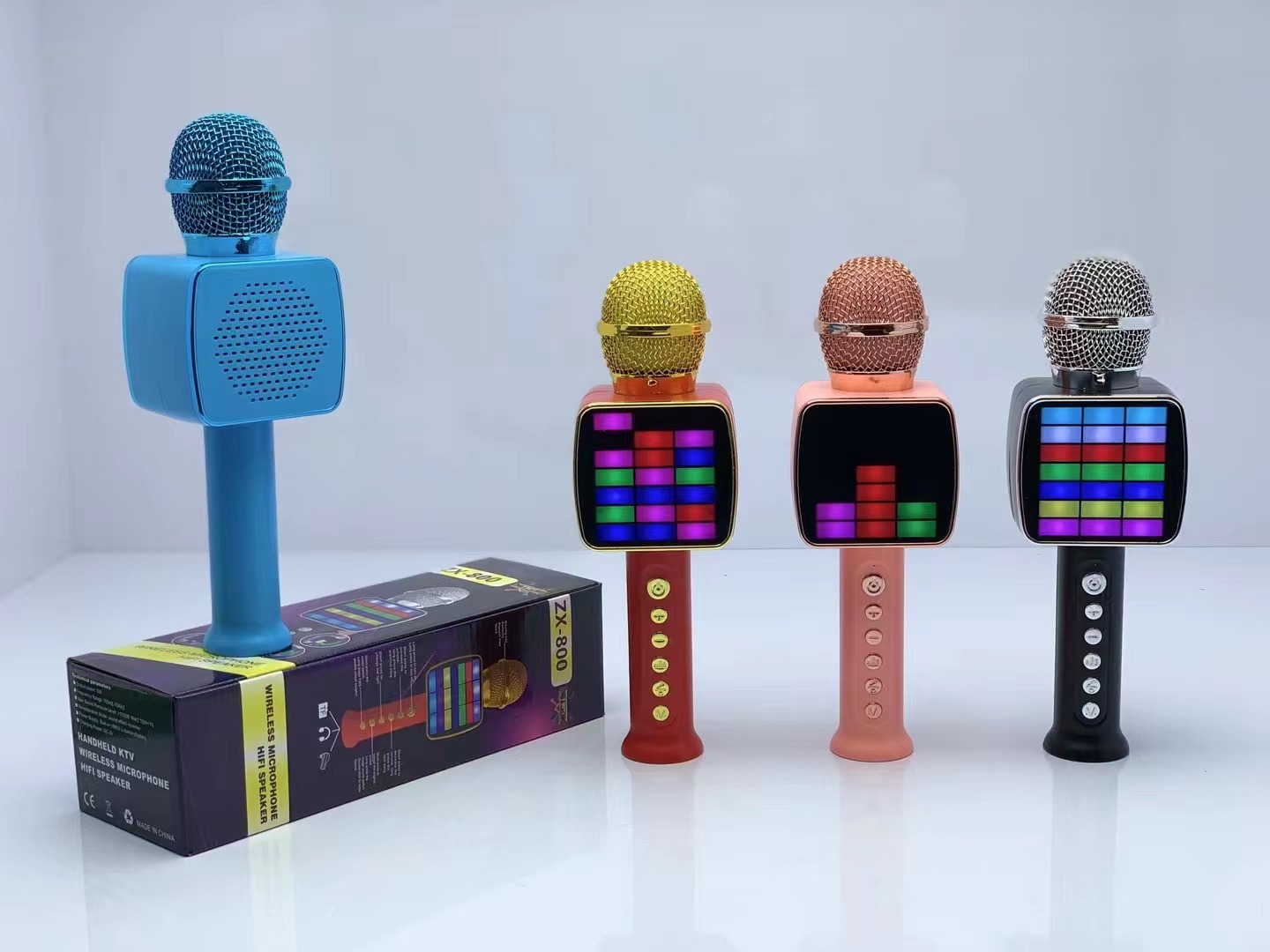 新品 SVX Wireless Microphone System ZX-800 Wireless Mini Speaker - Perfect for Karaoke & Music