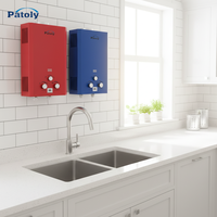 Chauffe-eau instantané sans réservoir à gaz mural 10L 12L 16L avec échangeur de chaleur en cuivre pour usage résidentiel et commercial – Vente en gros