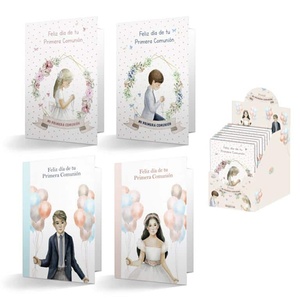 Cartes de vœux pour la communion, lot de 12 pièces, pour garçon et fille, pour la célébration de la première communion - Product Image 3