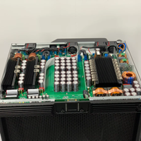 Amplificateur de puissance professionnel, amplificateur de classe D, 2 canaux, 2x1200W, sortie haute puissance, technologie de classe D avancée, amplificateur stéréo