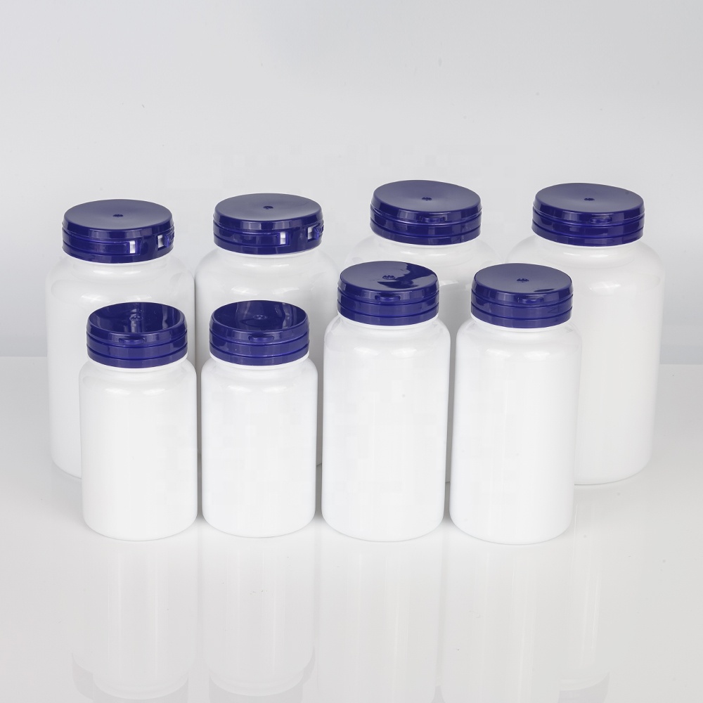 100cc 150cc 250cc 300cc PET Luxury Vitamins Bottle Plastic Medicine Pill Bottle With Tearing Cap