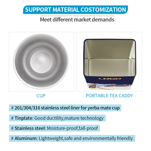 <span class=keywords><strong>Mateina</strong></span> de Acero Inoxidable con Retención Térmica, Libre de BPA, para Aumentar la Energía, para Beber Diariamente en Casa o al Aire Libre, Ideal para Regalo - Product Image 4