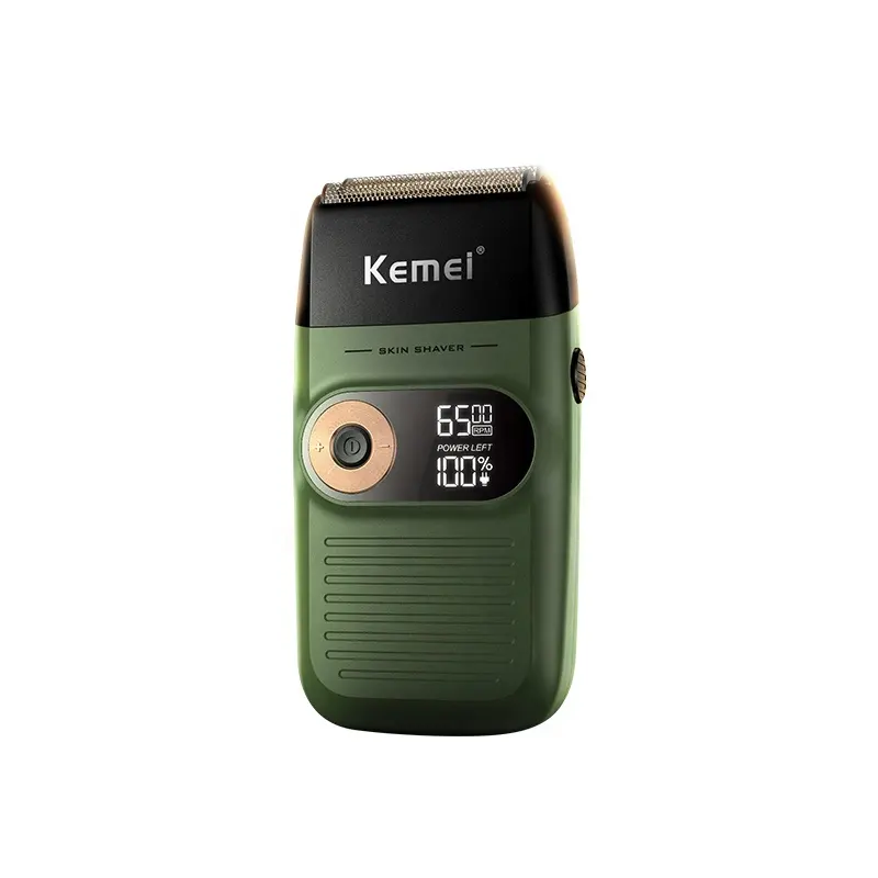 2 In 1 เครื่องตัดผมไฟฟ้า KEMEI KM-2026 USB ชาร์จไฟฟ้าเครื่องโกนหนวดจอแสดงผล LCD มีดโกน