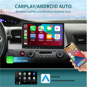 Hot bán 9/10 1 inch Màn hình IPS đài phát thanh tự động cho Honda Civic 2014/ 2005-2019 loạt đa phương tiện hệ thống âm nhạc hỗ trợ BT GSP Carplay - Product Image 5