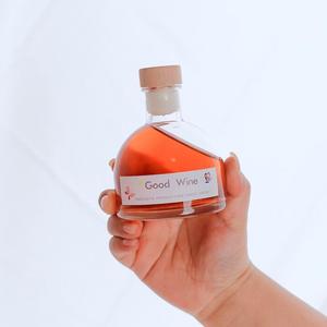 Botella de Licor Miniatura en Existencia, Botella de Licor de Forma Única para Ron, Tequila, Rakija, <span class=keywords><strong>Mezcal</strong></span>, Botella de Vidrio para Vodka y Ginebra con Tapa de Corcho - Product Image 3