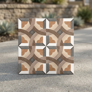 Dalles de stationnement en porcelaine haute résistance Vistaar Premium Firebrick 40x40cm, imperméables, pour sols extérieurs de centres commerciaux - Product Image 5