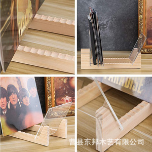Fournisseur direct d'usine de supports de rangement de bureau en bois, d'organisateurs de disques vinyles et de présentoirs d'albums CD. - Product Image 4