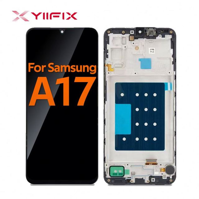 Replacement LCD Display Original Mobile Phone Lcds Touch Screen for Samsung for Galaxy A17 4G Frame Included 1-Year Warranty