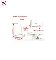 Clip de fixation pour sucette en plastique personnalisé OEM, haute résistance, support de sucette pour bébé, fabrication économique pour accessoires de vêtements de bébé à accrocher à une sangle