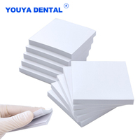 Papier de mélange dentaire jetable épais blanc 50 feuilles/paquet pour poudre de ciment dentaire de laboratoire