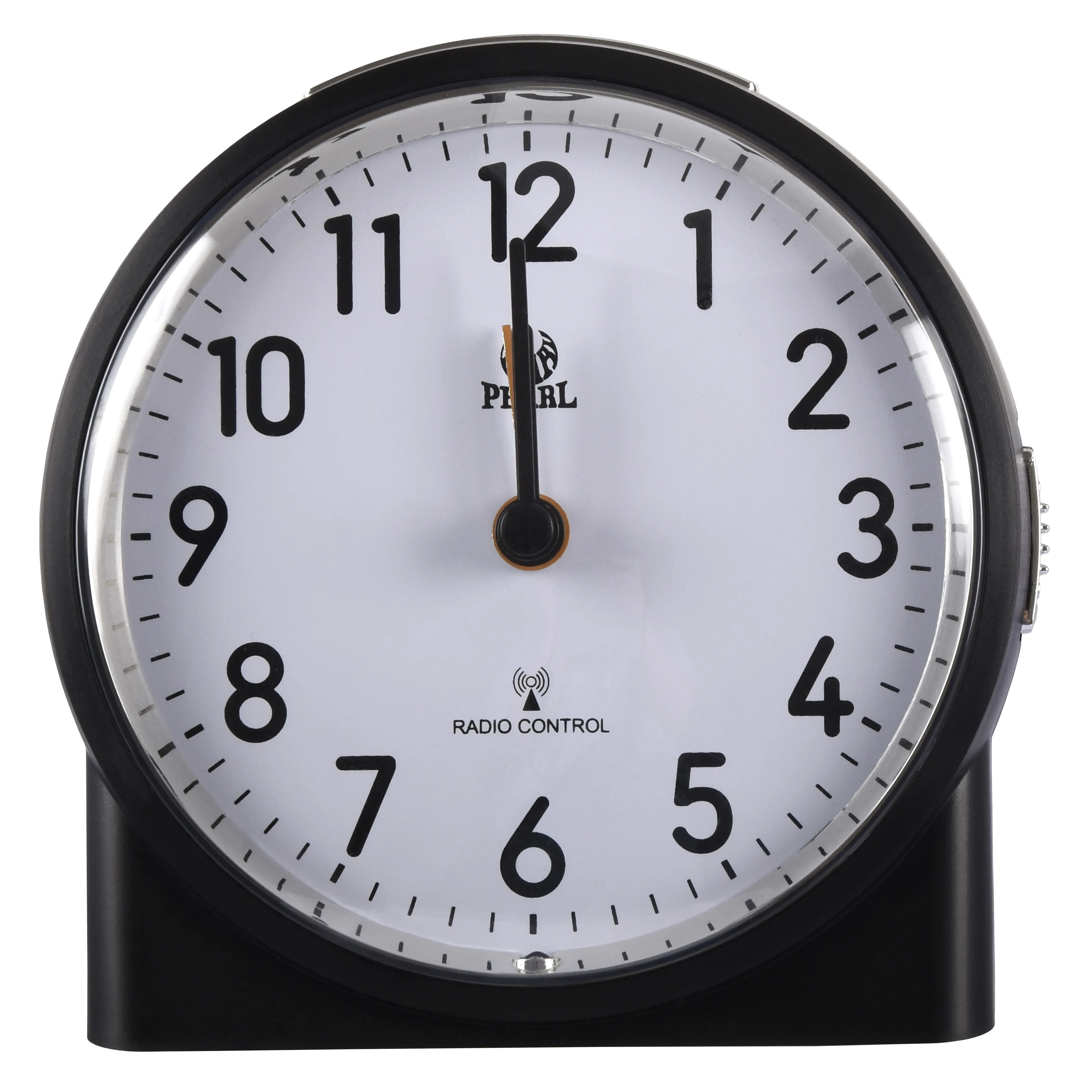 High Sensitivity Radio Control Station bathroom Clock customized plastic frame circular decorative Simple Modern Alarm Clocks