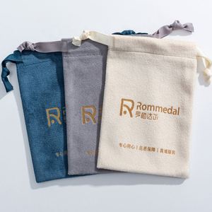 Recyclable Custom Logo Soft Luxury Velvet Toys Pouch Luxury Bag Velvet Dust Bag With Ribbon for <b>Handbags</b> Dust Wedding Gift Bag - Product Image 5