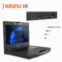 Nouvel ordinateur portable robuste Getac S410, écran tactile 14 pouces, Intel Core I5 I7, Windows 11, clavier anglais, pour le travail en extérieur