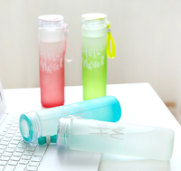 Bouteilles en verre de couleur 500ml personnalisées et bouteilles de boisson avec logo personnalisé Bouteilles d'eau