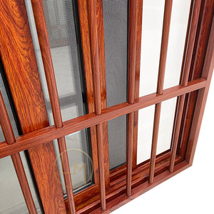 Viudas deslizantes con marco de madera de Venta caliente con ventanas corredizas de vidrio de doble panel para uso residencial - Product Image 5