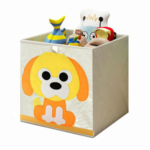 Reatai collapsible kids children toy storage box custom size Non-woven storage cube for cloth