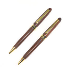 Penna a rullo in legno di bambù ecologico 15*1.1 cm con penna promozionale con stampa Logo personalizzata - Product Image 4