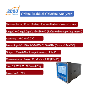 Analyseur de chlore résiduel numérique industriel CLG-2096Pro et contrôleur en ligne - Product Image 5