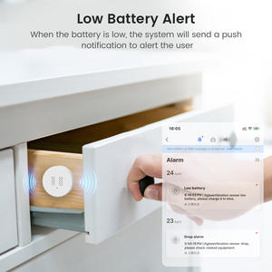 Détecteur de mouvement intelligent autocollant Zigbee à détection de vibrations CGQ002 W ZIG, déclencheur interne, origine Shenzhen - Product Image 3
