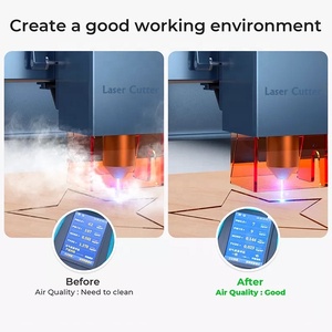<span class=keywords><strong>Extracteur</strong></span> <span class=keywords><strong>de</strong></span> <span class=keywords><strong>fumée</strong></span> pour découpeuse laser CO2 portable industrielle pour graveur laser Xtool, découpe laser avec filtre à charbon actif HEPA - Product Image 6