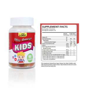 Dha אומגה gummies תוסף בריאות המוח לילדים תמיכה עבור ילדים - Product Image 5