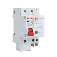 Interruptor Diferencial RCBO MUTAI de Fábrica 30mA 6A 10A 16A 20A 25A 32A 40A 50A 63A 1P 1P+N 2P 3P 3P+N 4P Precio