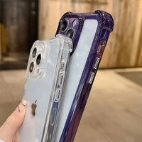 Funda Protectora Transparente de TPU de Alta Calidad con Protección Anticaídas en las Cuatro Esquinas para iPhone 18 17 Pro Max 16 15 14 13 12 11