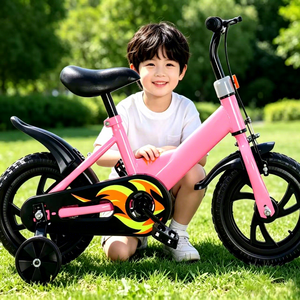 <span class=keywords><strong>Bicicleta</strong></span> <span class=keywords><strong>para</strong></span> Niñas de 1 a 6 Años, 12-20 Pulgadas, Pedales, Asiento Ajustable en Altura, Ruedas de Entrenamiento, 110-160 cm - Product Image 1